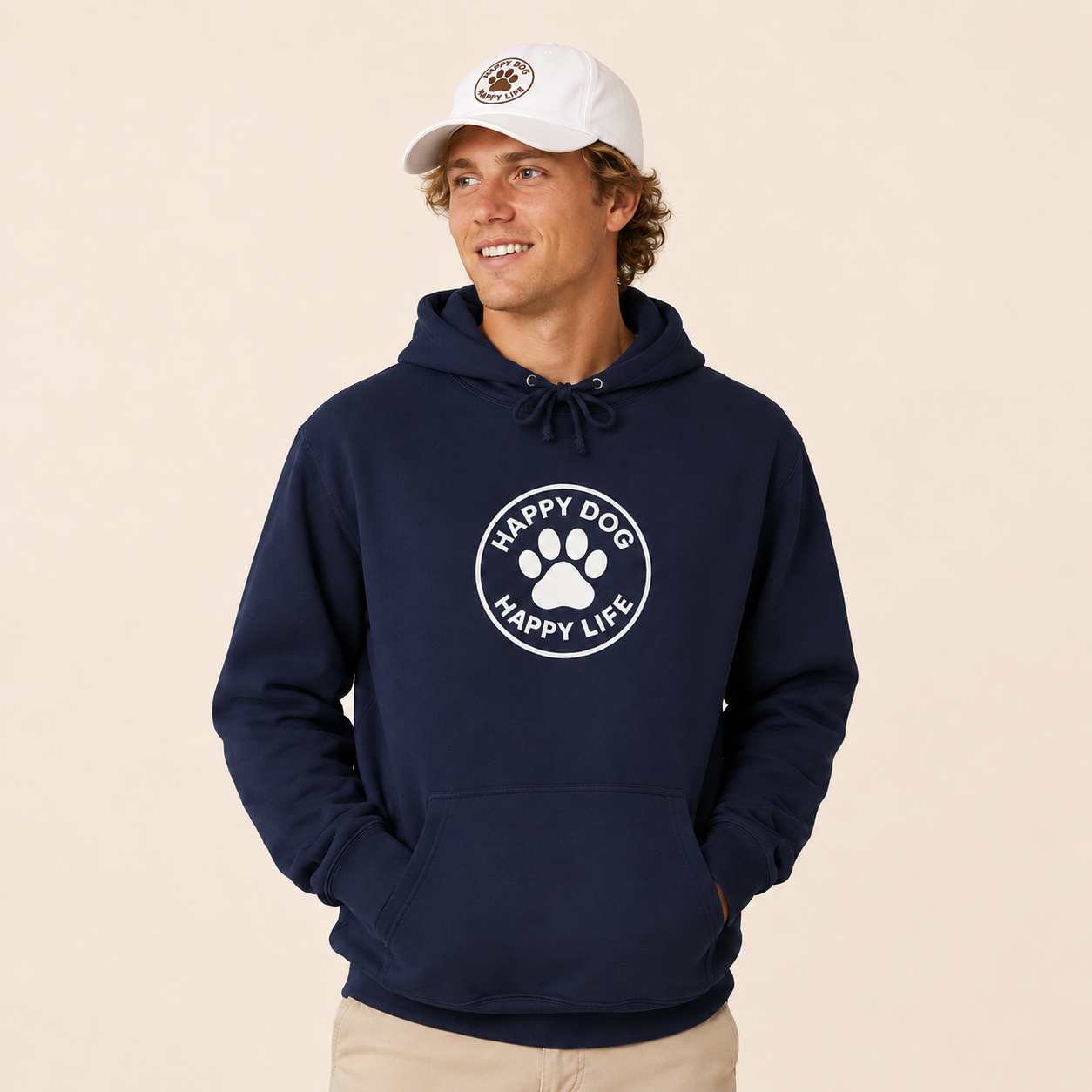 Happy Dog Happy Life Signature Hoodie
