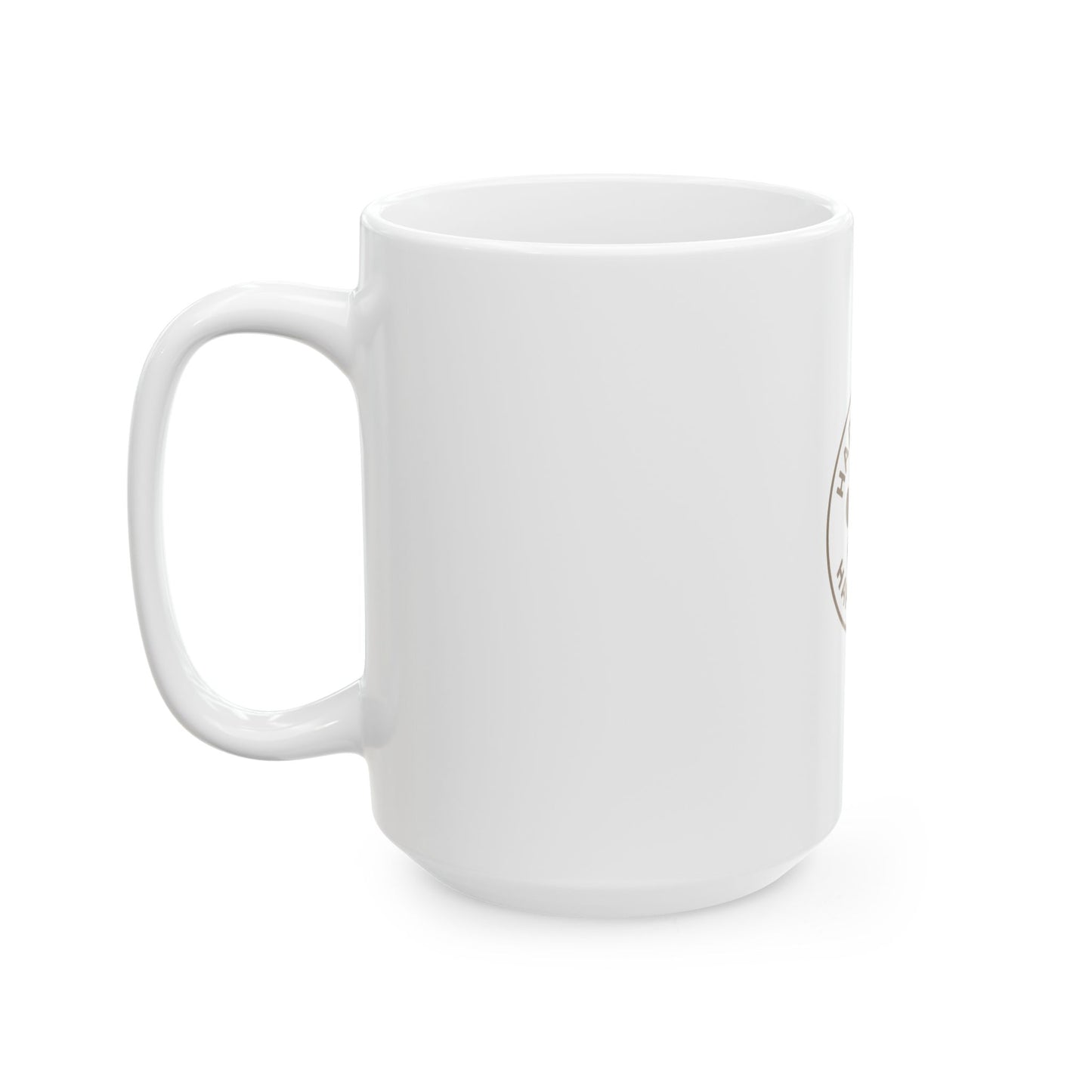 Dog Lover Mug — "Happy Dog Happy Life" Ceramic Coffee Cup (11oz & 15oz)