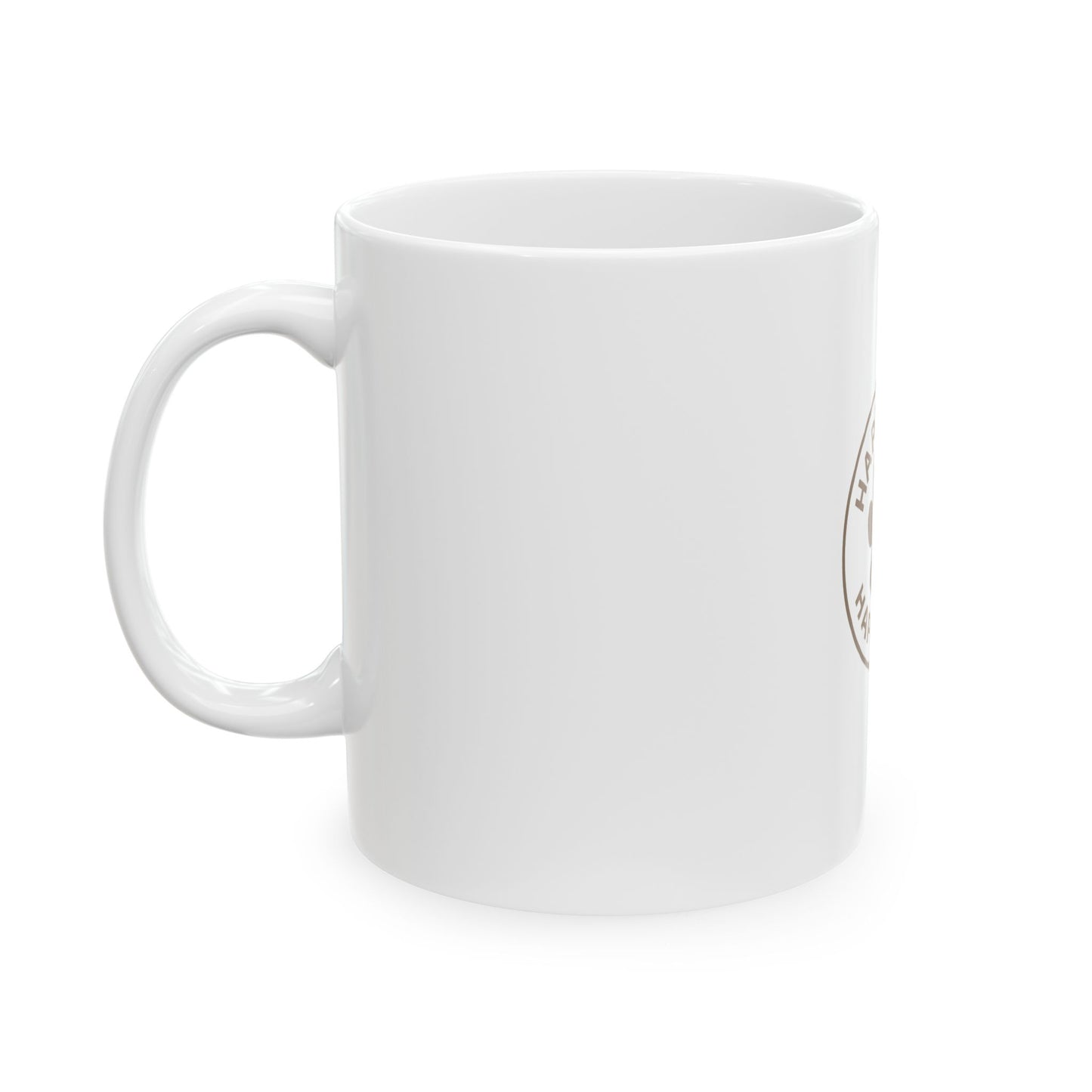 Dog Lover Mug — "Happy Dog Happy Life" Ceramic Coffee Cup (11oz & 15oz)