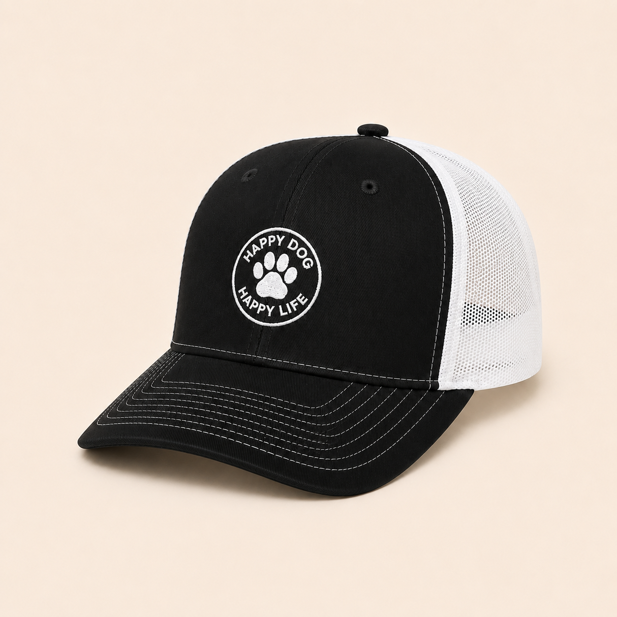 Off-Duty Pup Trucker