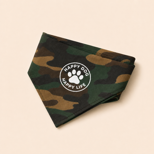Now You See Me Camo Dog Bandana