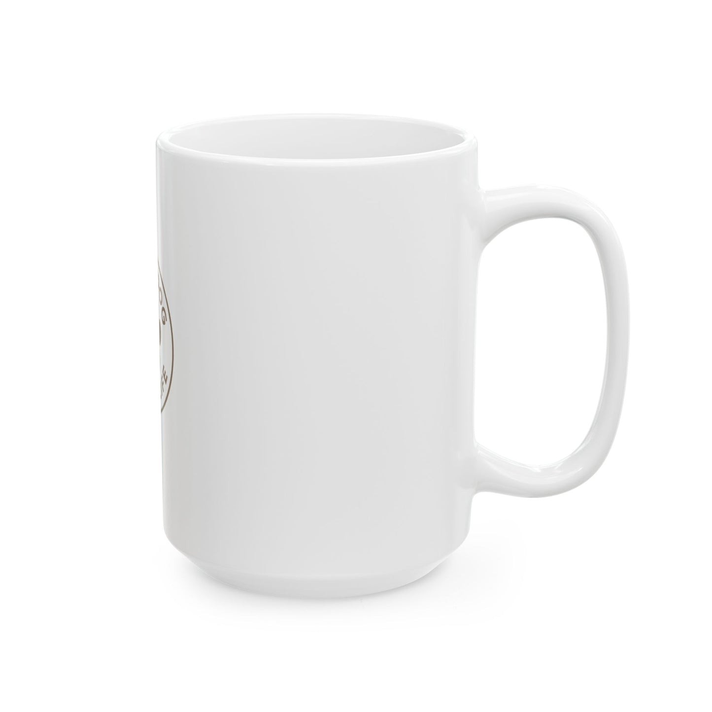 Dog Lover Mug — "Happy Dog Happy Life" Ceramic Coffee Cup (11oz & 15oz)